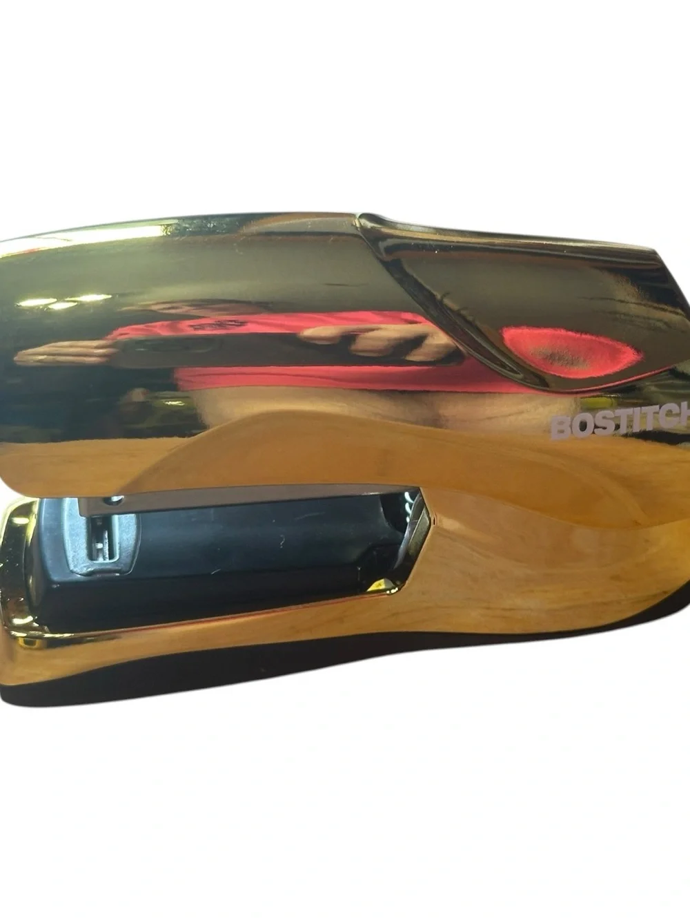 Bostitch Office Heavy Duty Stapler 40 Sheet No Jam Gold Chrome Compact New
